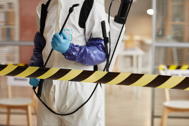 Professional Blood Cleanup technician working in Roseland, NE